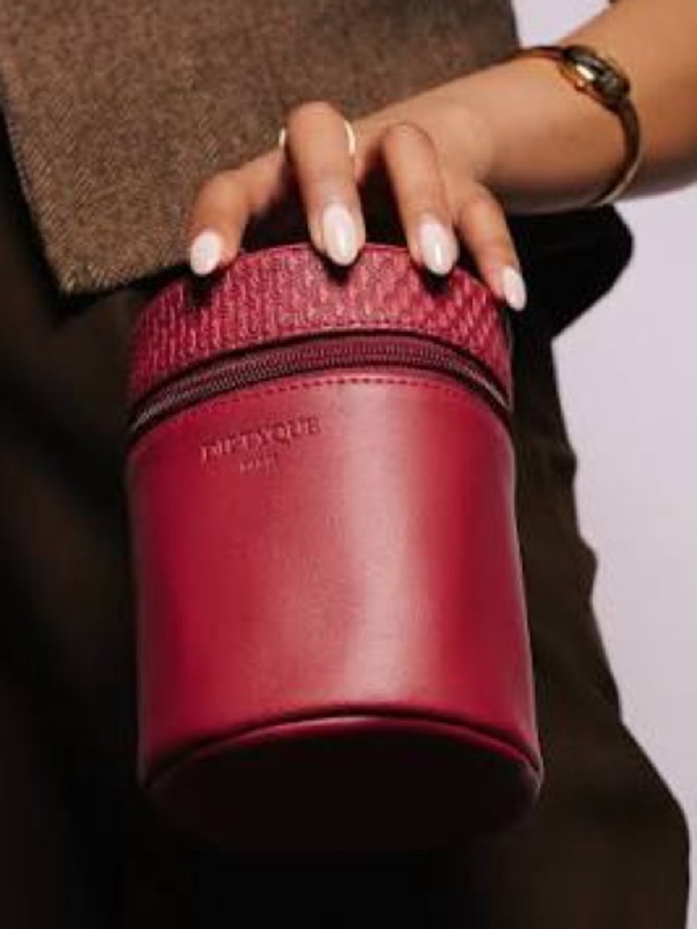 New Diptyque Limited Edition Red Toiletry Bag